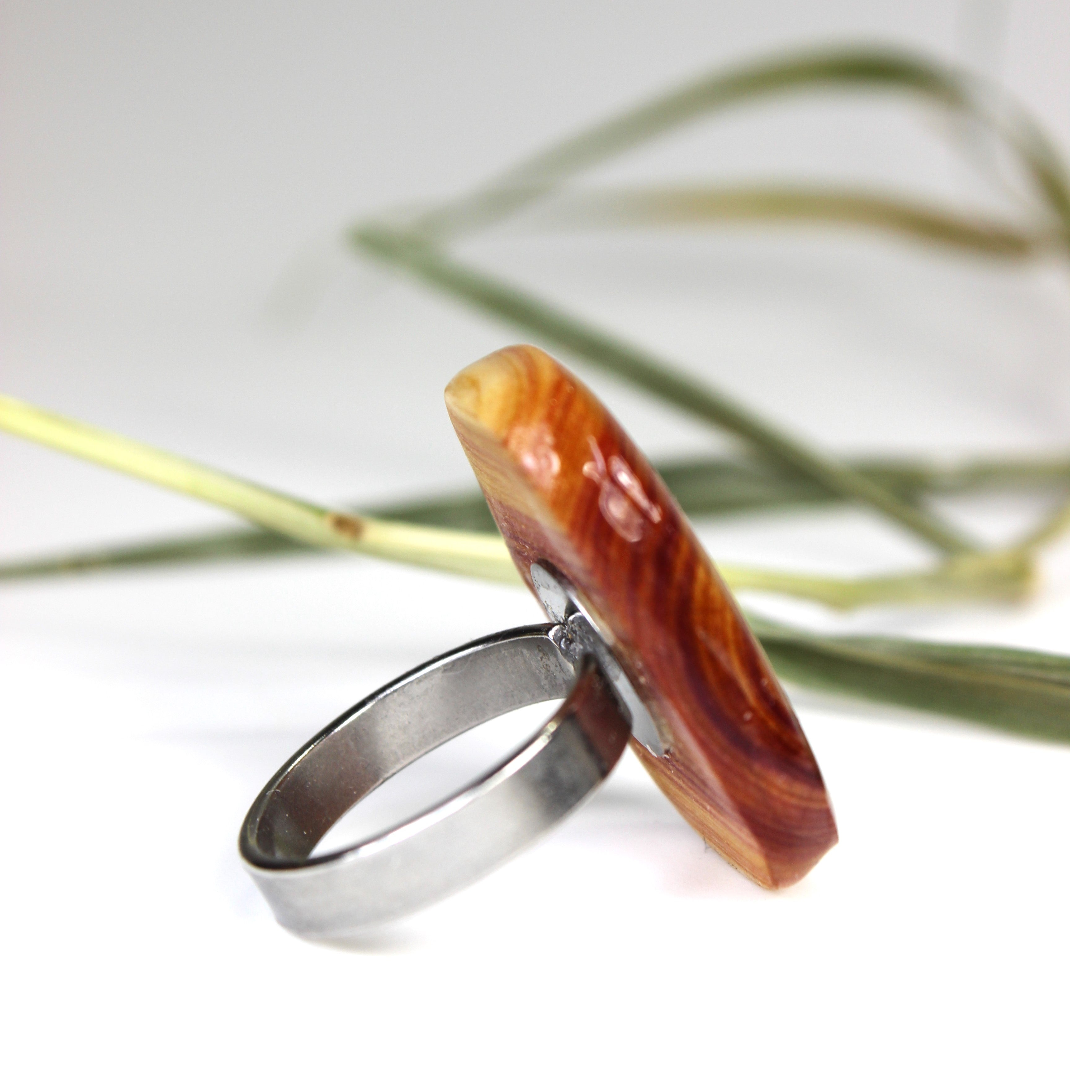 Lilac wood ring