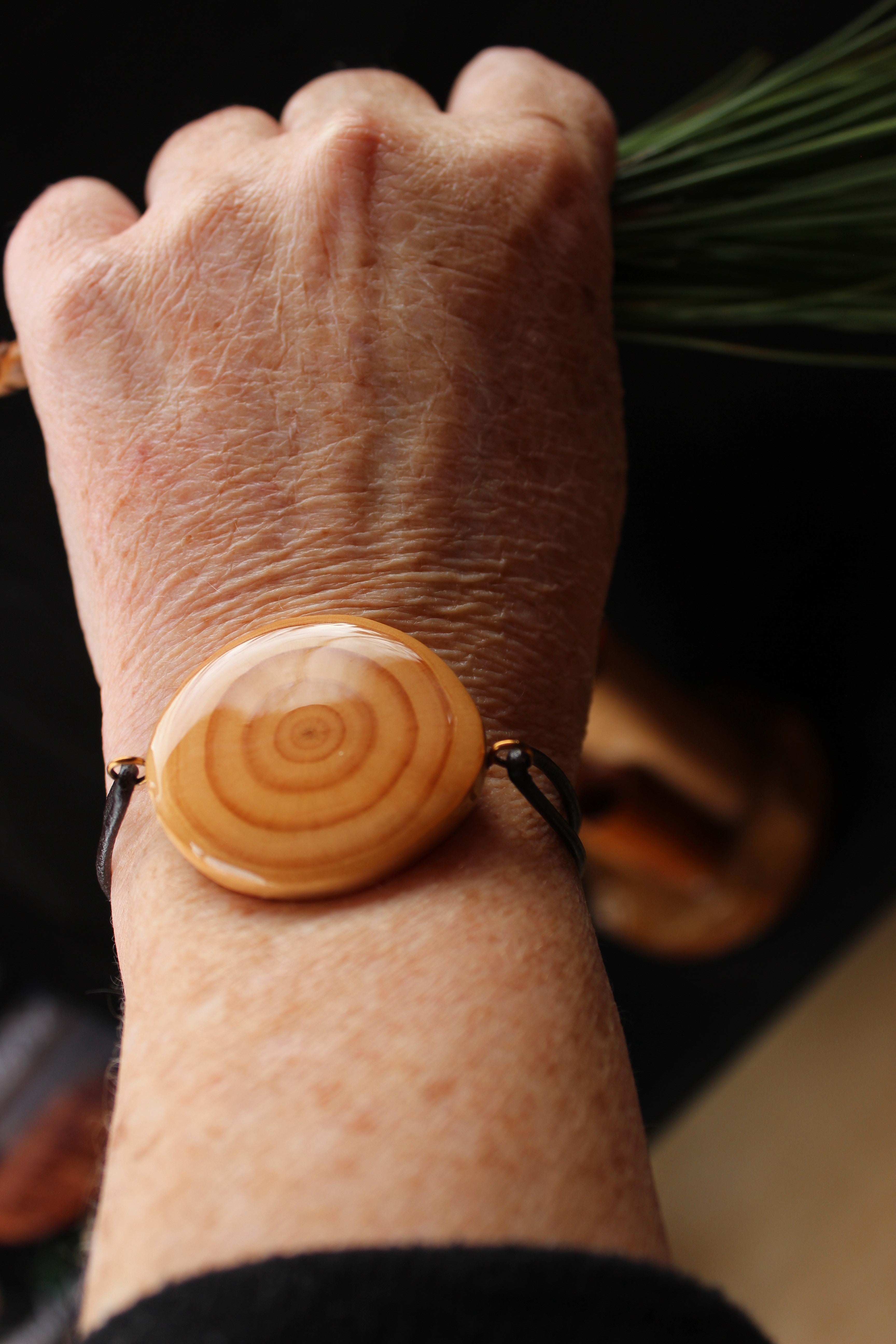 Cypress wood bracelet