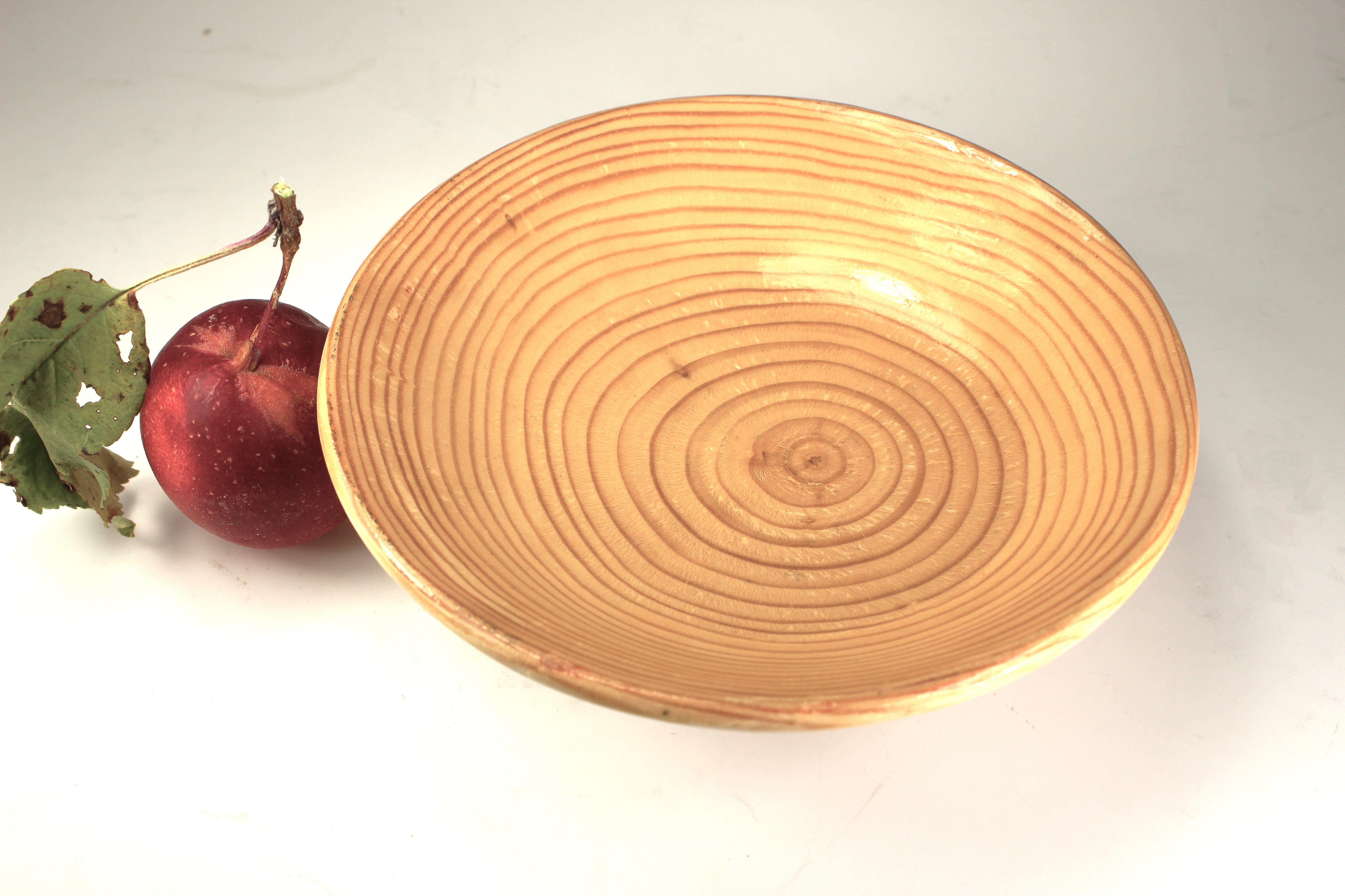 Cypress wood plate