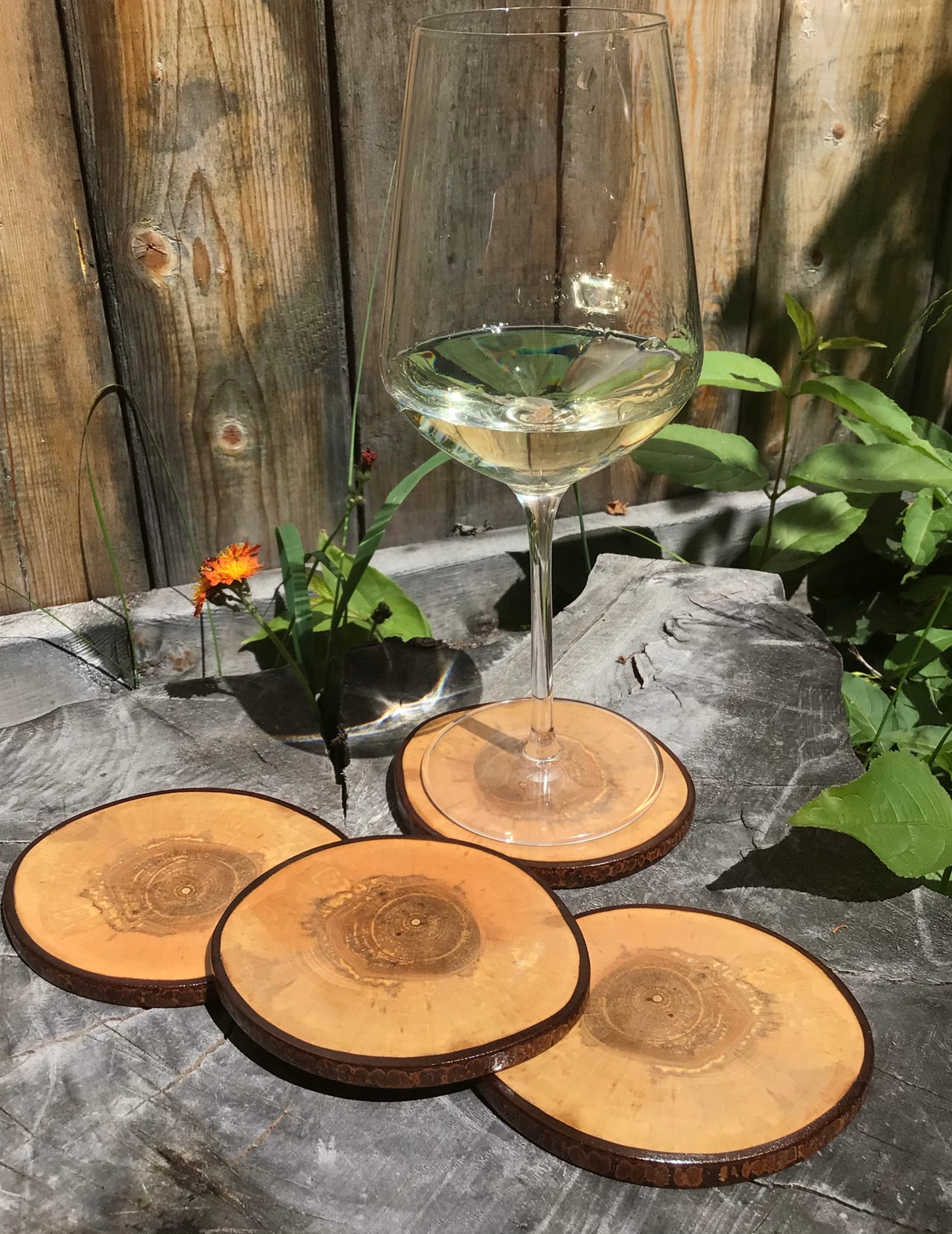 Sous-verres de luxe en bois d’érable